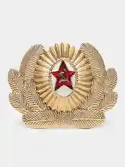 Золотой кокарда МВД, Полиция ОВД с эмалью