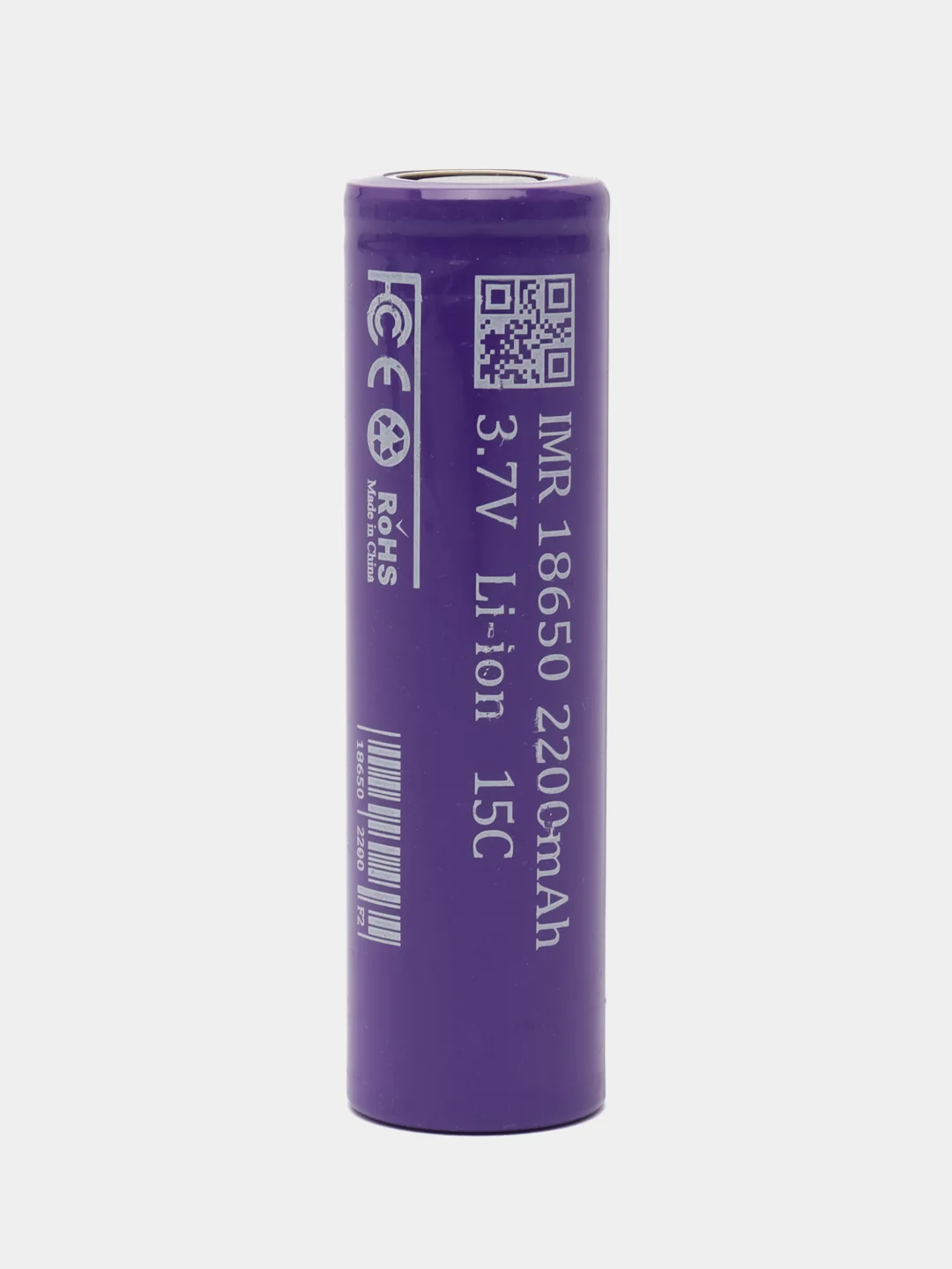 Аккумулятор литий-ионный 18650 2200mah 15C 30A TIANLVN IMR (факт. 2200-2250mah)
