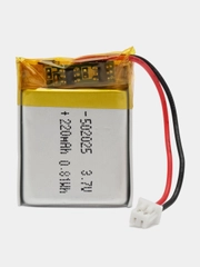 Аккумулятор литий-полимерный 5.0*20*30 502030 (3.7В, 220mah)
