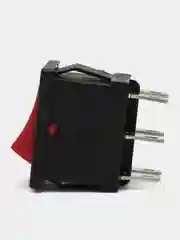 Переключатель KCD1-203 on-off-on 6A 250V (6 контактов) красный