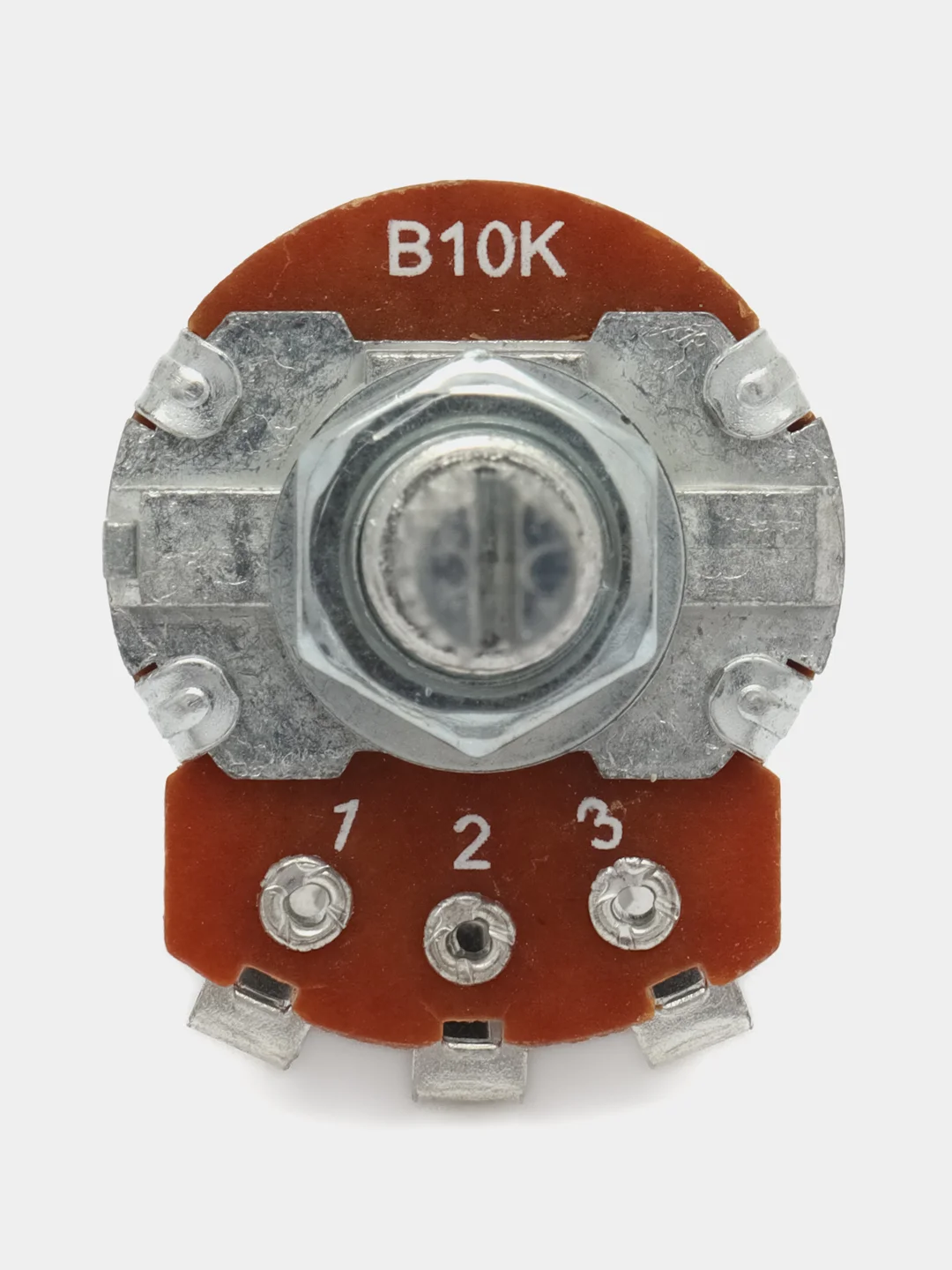 Резистор WH138-4 d=24мм, шлиц 20мм, 10КОм 2W с выключателем