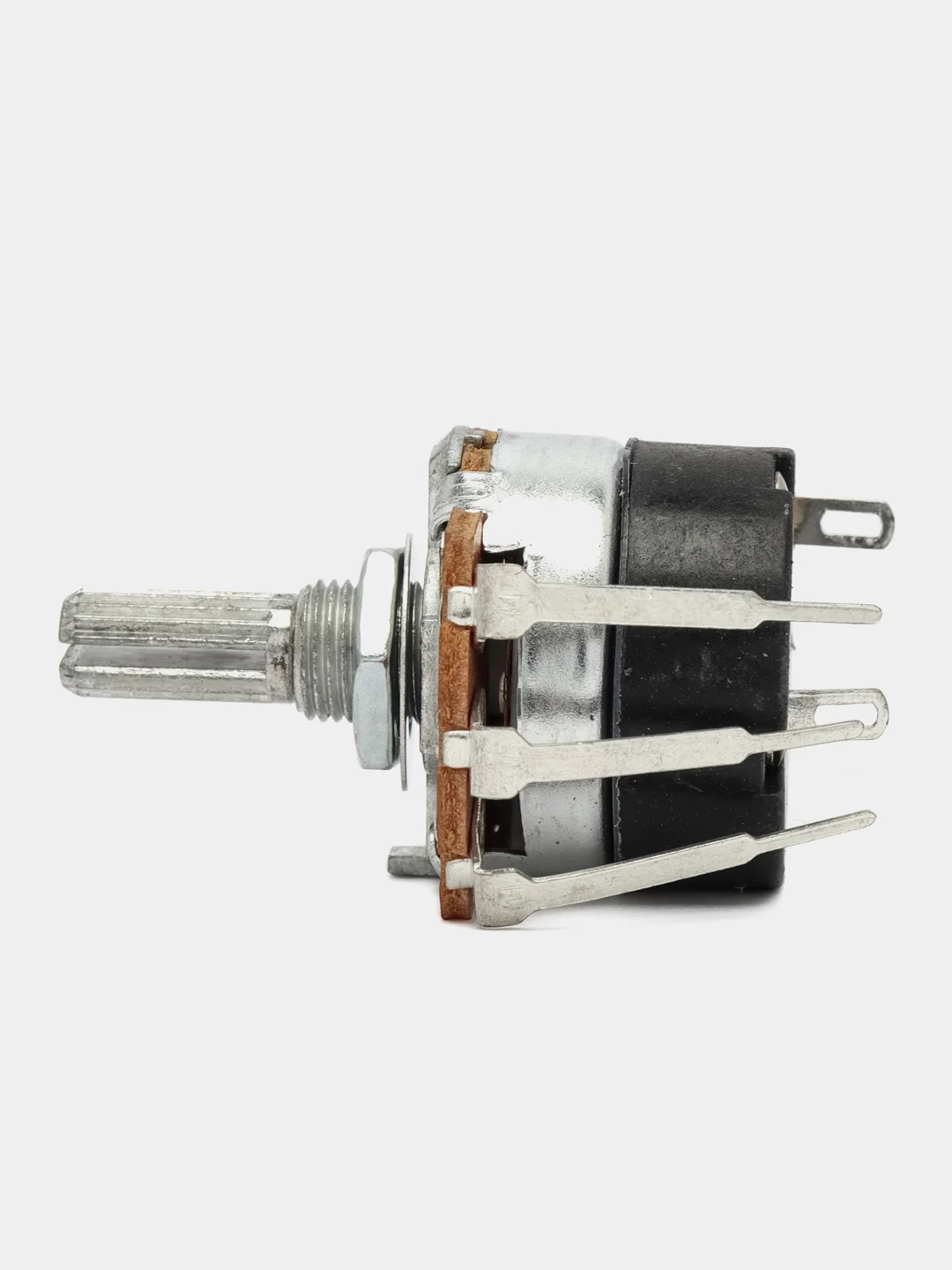 Резистор WH138-4 d=24мм, шлиц 20мм, 10КОм 2W с выключателем