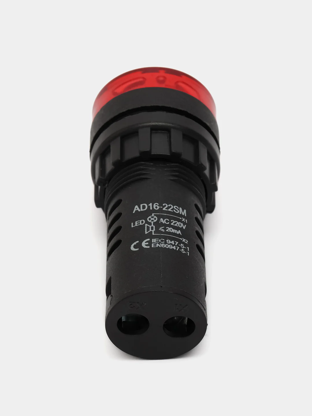 Индикатор светозвуковой AD16-22SM 22 220V красный LED