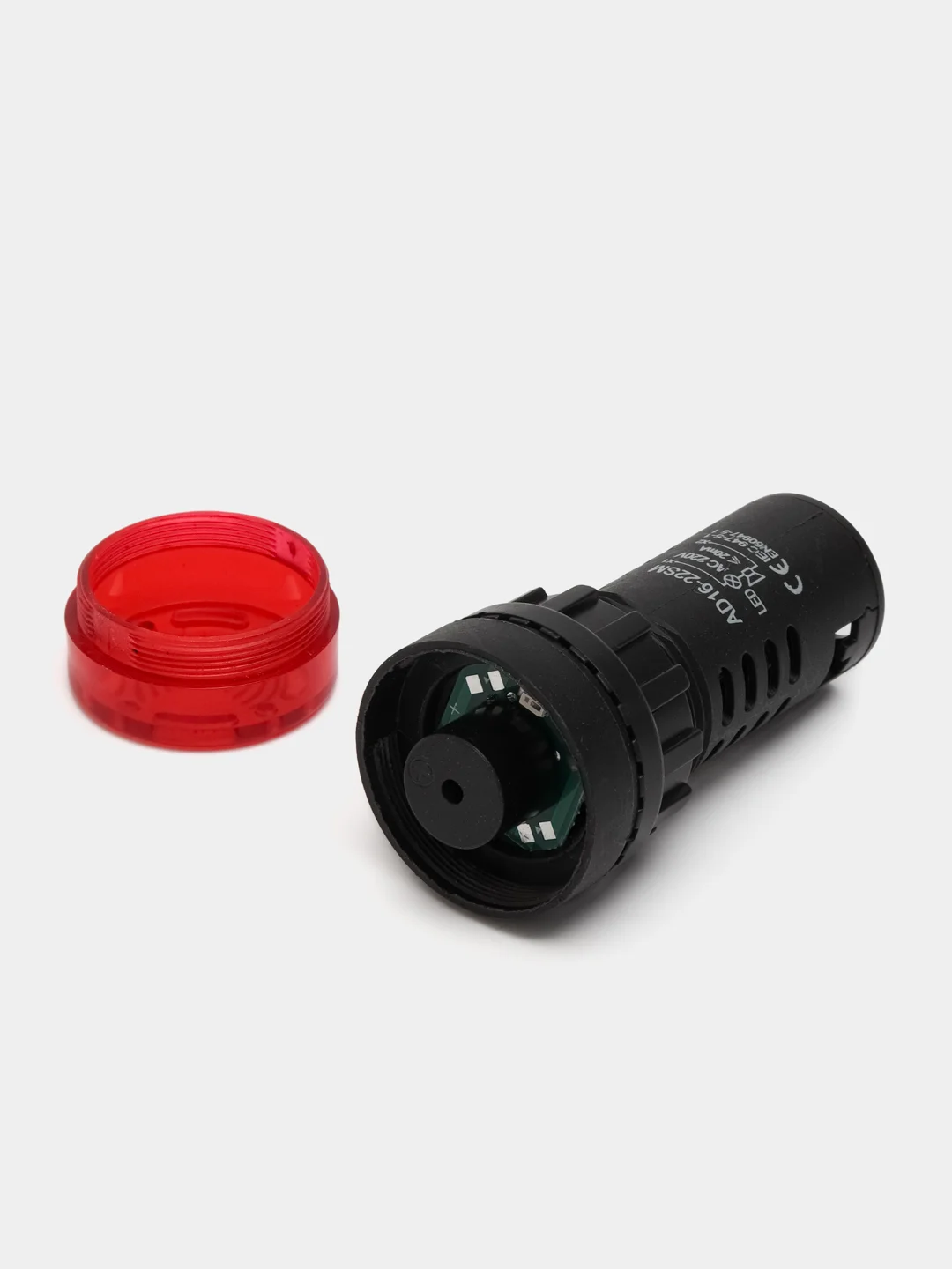 Индикатор светозвуковой AD16-22SM 22 220V красный LED