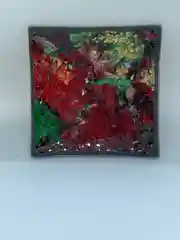 Пепельница из стекла мозаика  смешанных цветов