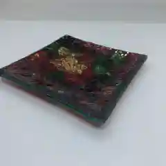 Пепельница из стекла мозаика  смешанных цветов