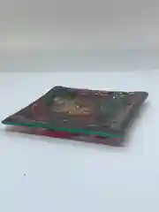 Пепельница из стекла мозаика  смешанных цветов