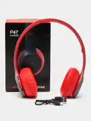 Красный беспроводные наушники Wireless, накладные,  полноразмерные