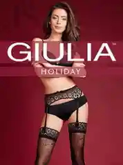 Чулки Giulia HOLIDAY 02 чулки с поясом и подвязкой