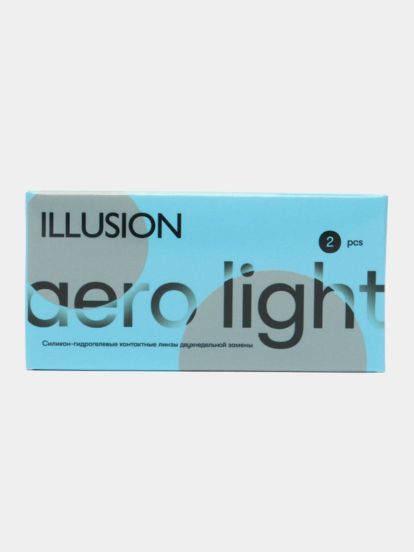 Контактные линзы  с диоптриями ILLUSION AERO light (2бл)