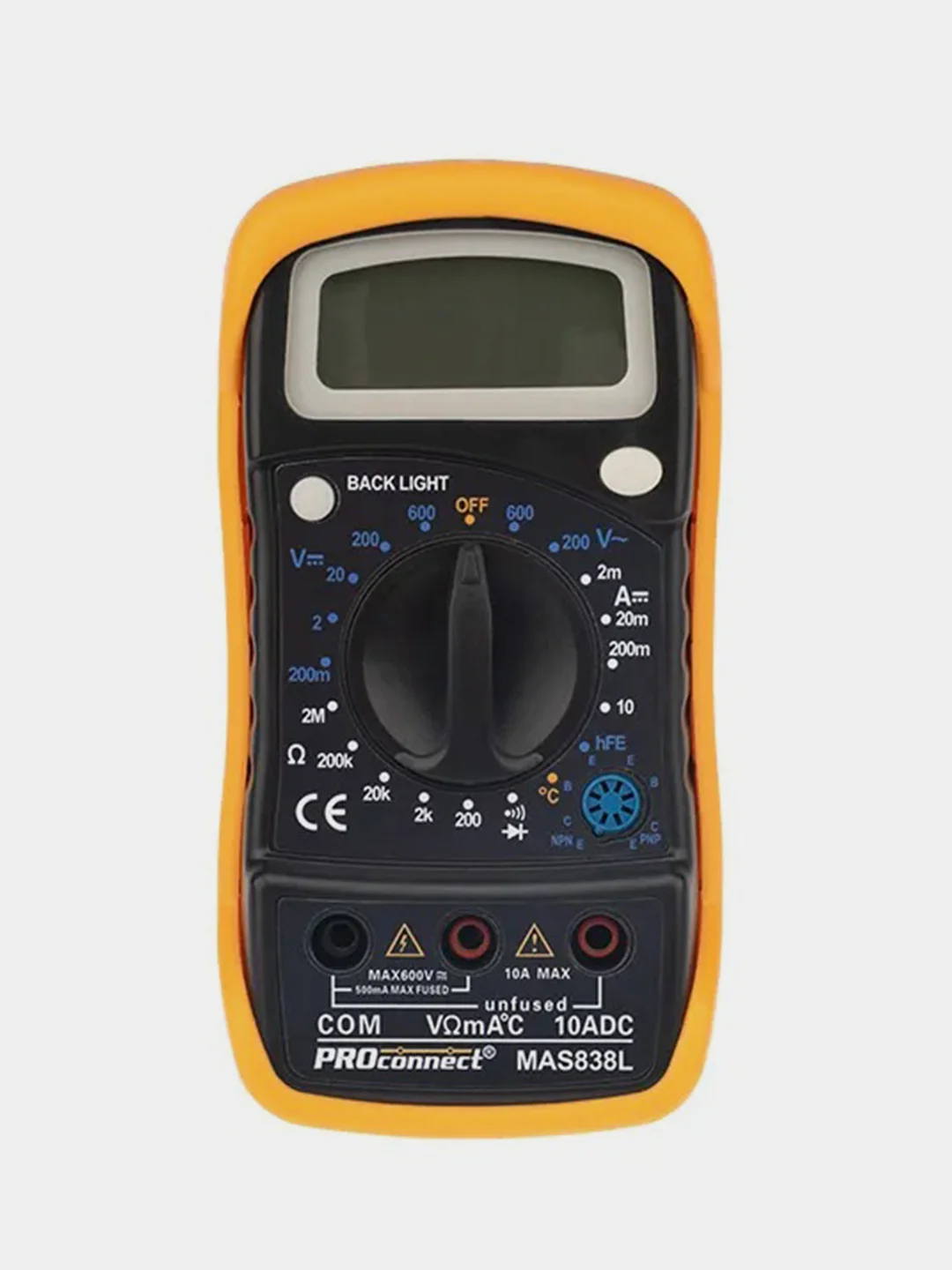 Портативный мультиметр PROconnect MAS838L (DT858L)
