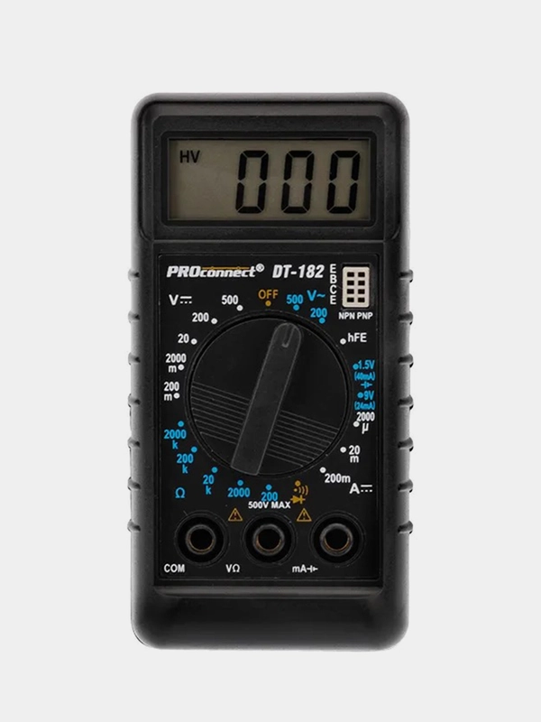 Портативный мультиметр PROconnect М-182 (DT-182)
