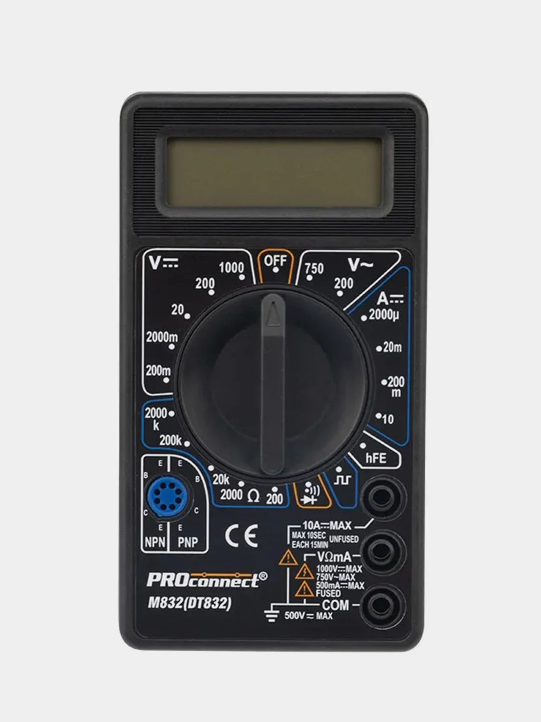 Портативный мультиметр PROconnect M832 (DT832)