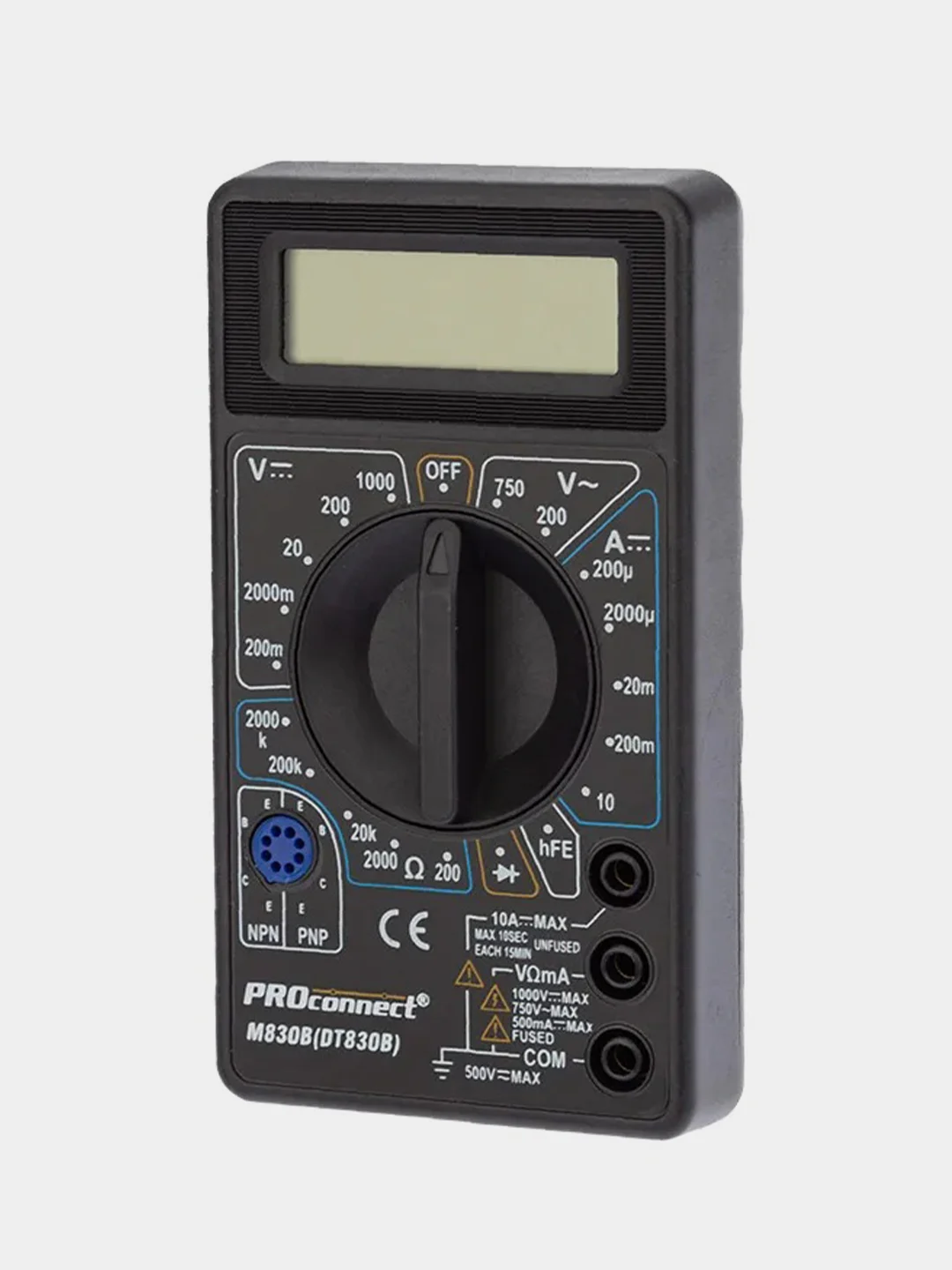 Портативный мультиметр M830B (DT830B) PROconnect