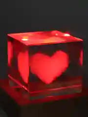 Бежевый хрустальный шар 3D, ночник, светильник
