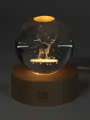 Белый хрустальный шар 3D, ночник, светильник