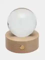 Белый хрустальный шар 3D, ночник, светильник