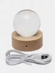 Золотой хрустальный шар 3D, ночник, светильник