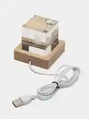 Конфетный хрустальный шар 3D, ночник, светильник