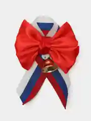 Багровый брошь на выпускной, на праздник