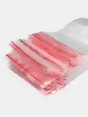 Белый зип пакеты / зип-лок пакеты с замком / пакеты для фасовки, 100 шт, 30 мкм
