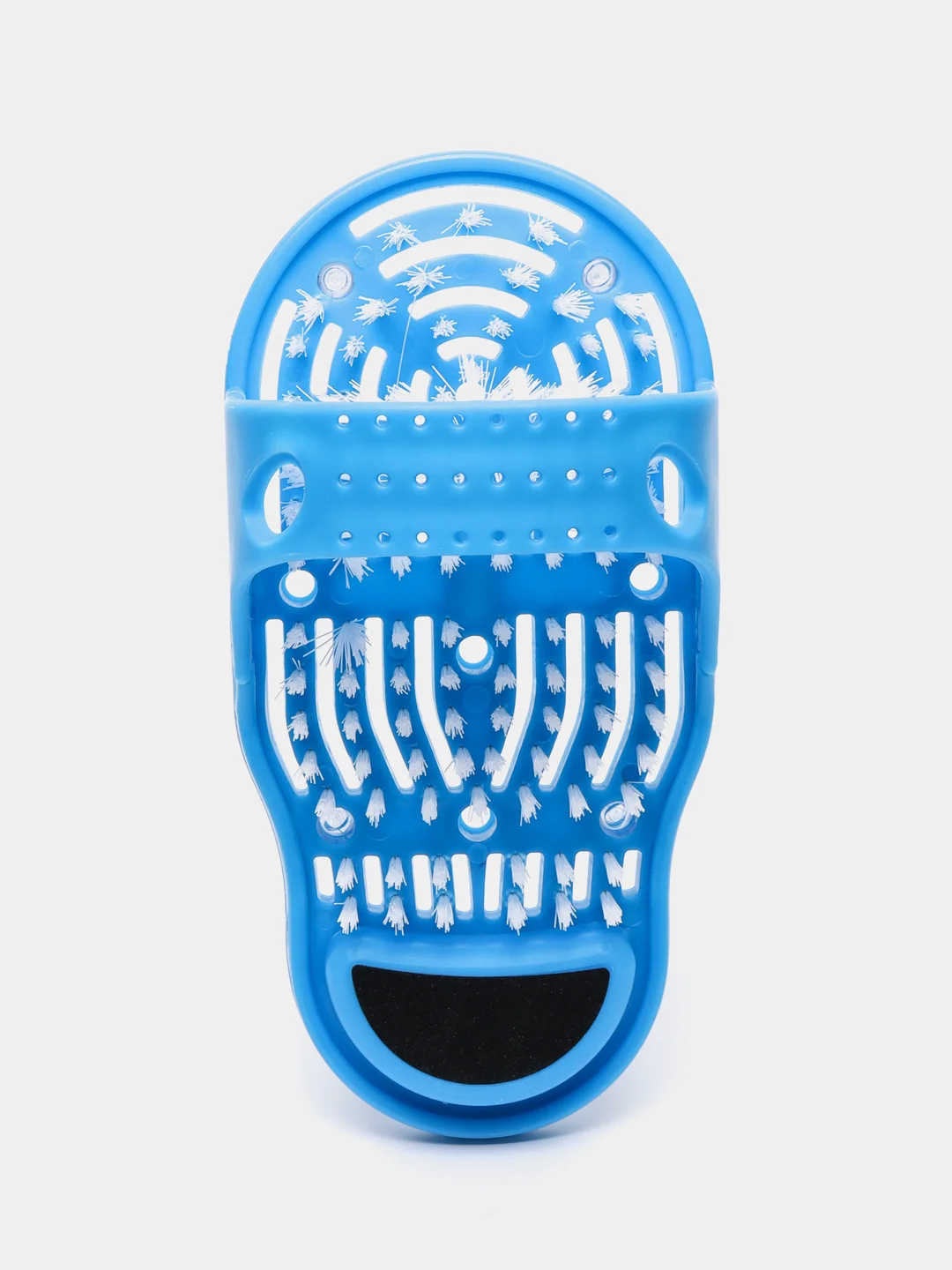 Тапочка массажная для мытья ног EASY FEET с пемзой на пятке и щетинами для массажа