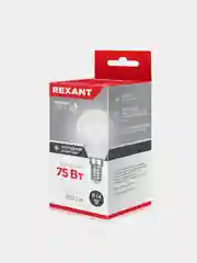 Лампа светодиодная REXANT Шарик (GL), 9,5Вт, E14, 903Лм, 6500K