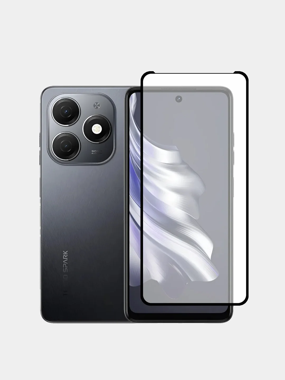 Защитное стекло 9D для Tecno Spark 20 / 20C , Smart 8