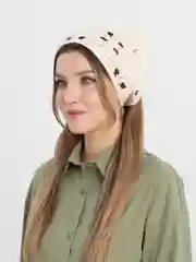 Белый косынка женская, вязаная косынка детская, для девочек