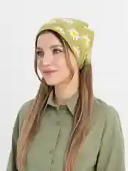 Зеленый косынка женская, вязаная косынка детская, для девочек