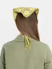 Зеленый косынка женская, вязаная косынка детская, для девочек