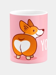 Кружка Корги Я тебя люблю