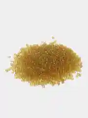 Горчичный бисер стеклянный 10/0, 2.3 мм, разноразмерный, мелкий