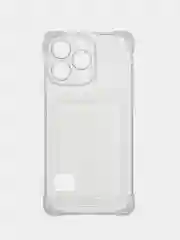 Прозрачный силиконовый чехол для iPhone  (Айфон) 11, 12, 13, 14, 15, Pro, Max, с карманом для карт