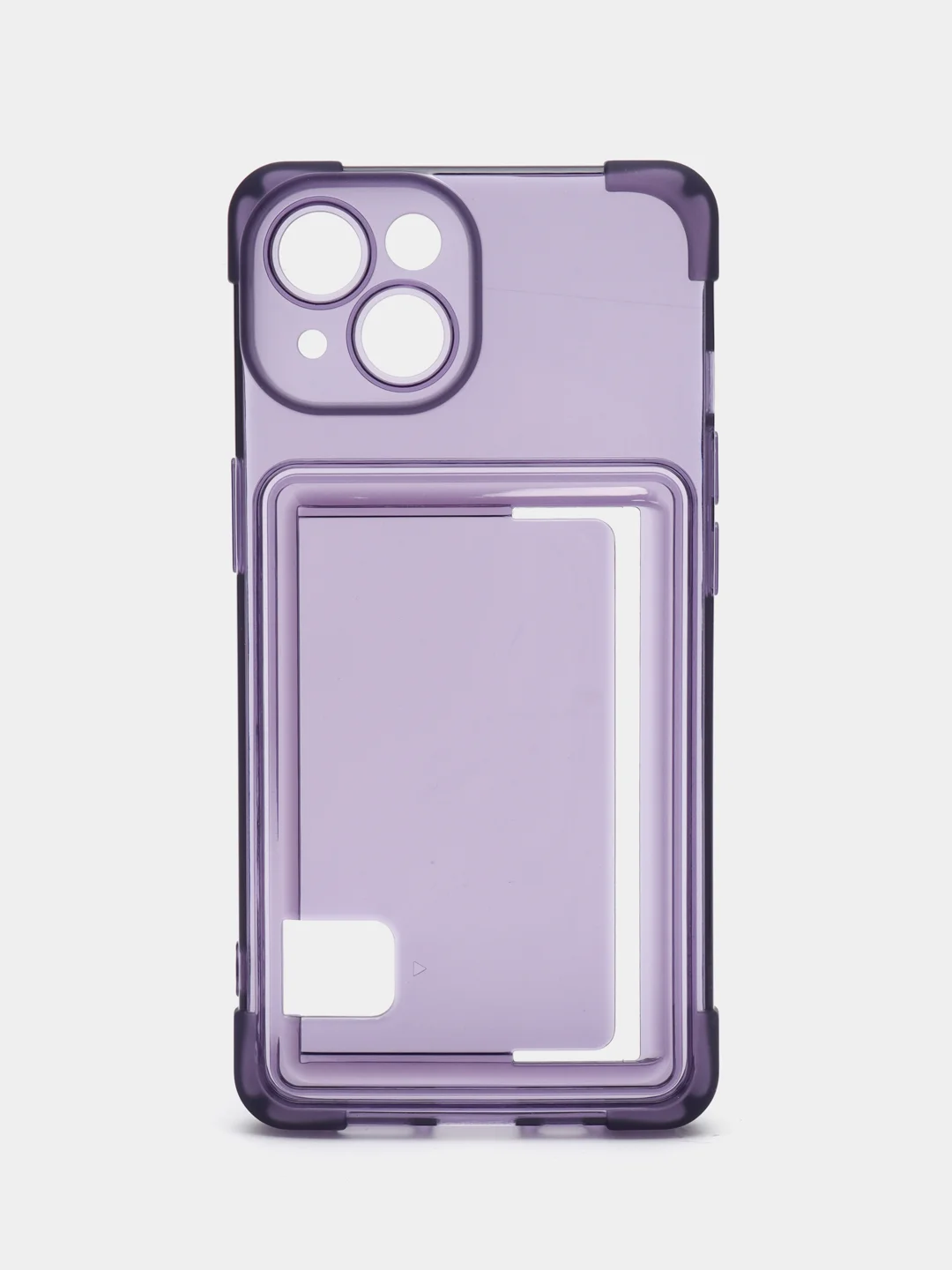Силиконовый чехол для iPhone (Айфон) 11, 12, 13, 14, 15, Pro, Max, с карманом для карт