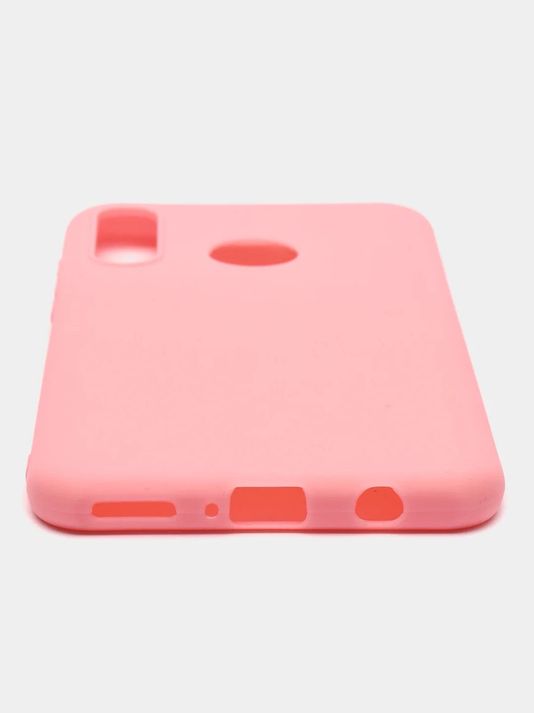 Розовый яркий силиконовый чехол для Huawei P30 Lite