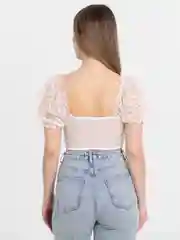 Ажурный топ /  летний топ / мини блузка