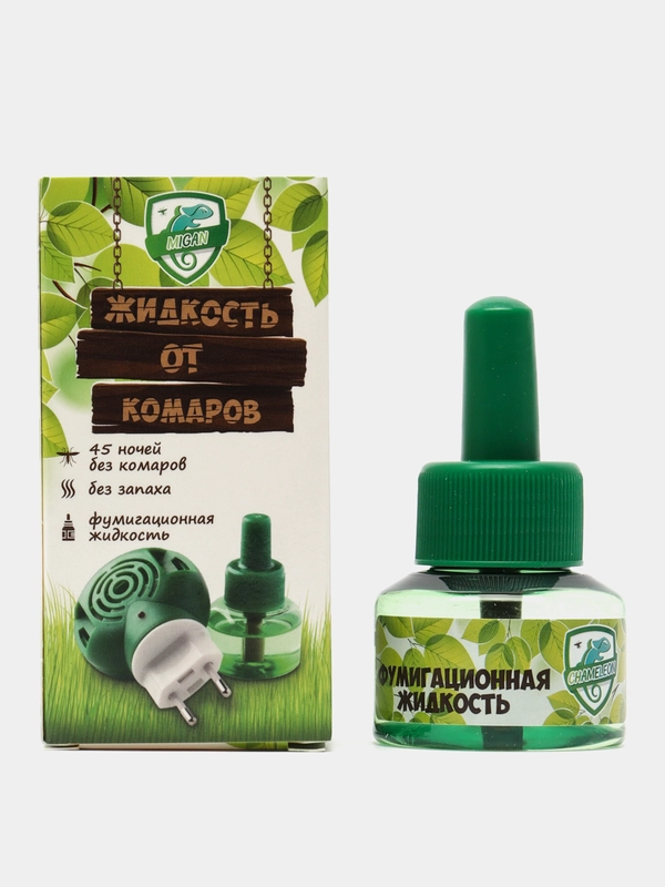 Флакон-жидкость от комаров, без запаха