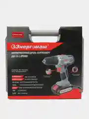 Энергомаш ДШ-18-2-ПРОМО Акк. дрель (18В, 40Нм, 2х1.5 Ач, 0-400/0-1400об/мин) КЕЙС