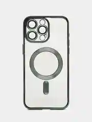 Зеленый противоударный чехол на iPhone 15 ProMax