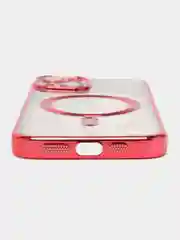 Красный противоударный чехол на iPhone 13 со встроенным магнитным креплением MagSafe