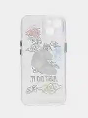 Белый чехол для айфон (iPhone) 11 12 13 14 15 Pro Max , XR силиконовый, принт GTA, ГТА