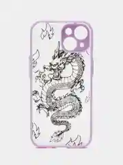 Сиреневый чехол на iPhone (Айфон) 11/13/14/15/X/XR/7/8 Plus/SE2/XS Max/12 Pro Max про макс