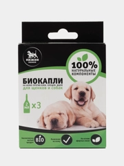 Био капли для животных от блох и клещей "ПИЖОН Premium" для собак,  40 кг