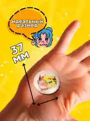 Набор аниме значков