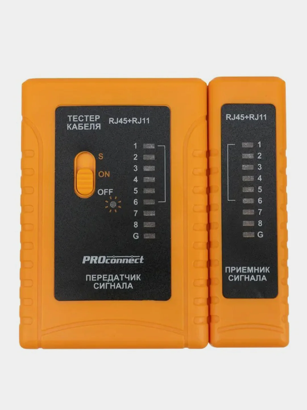 Тестер Кабеля REXANT PROconnect - 468, RJ-45+RJ-11 (HT-C004)