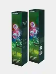 Светильник грунтовый REXANT Одуванчик, RGB, встроенный аккумулятор, солнечная панель, 70см
