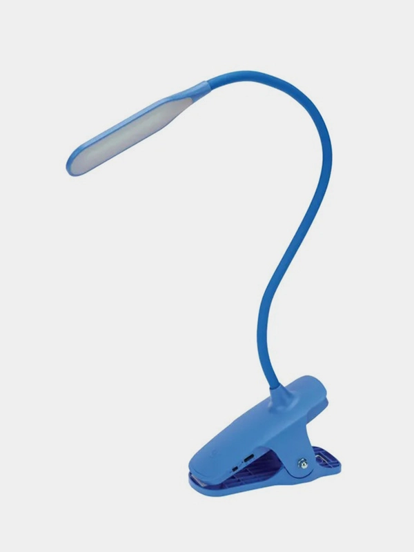 Светильник настольный REXANT Click, 4Вт, LED, 4000К, диммируемый 3 ступени, синий