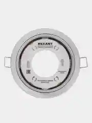 Светильник встраиваемый REXANT GX53, хром, термостойкое пластиковое кольцо в комплекте