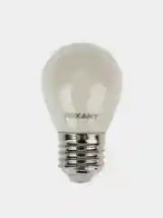 Лампа филаментная REXANT Шарик, GL45, 9,5Вт, 915Лм, 4000K, E27, матовая колба